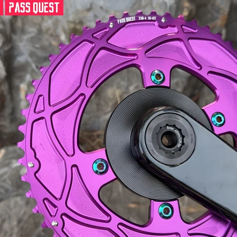 

PASS QUEST 110BCD 2X X110BCD Crankset: 11 - 12S Chainwheel for Road & Gravel Bikes