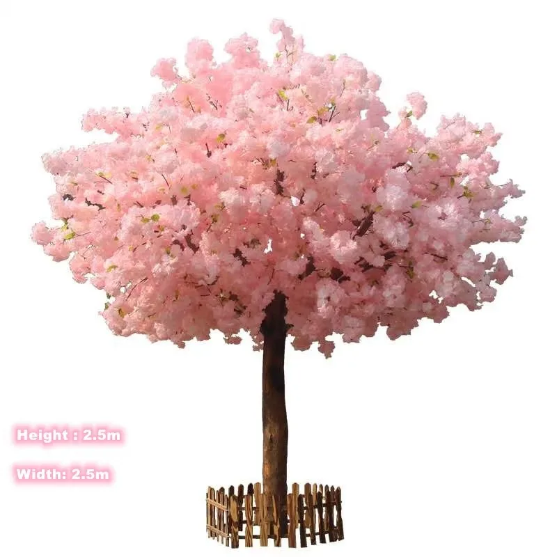 High Workmanship Artificial Cherry Blossom Tree 14ft Height Internal Wedding Tree for Sell