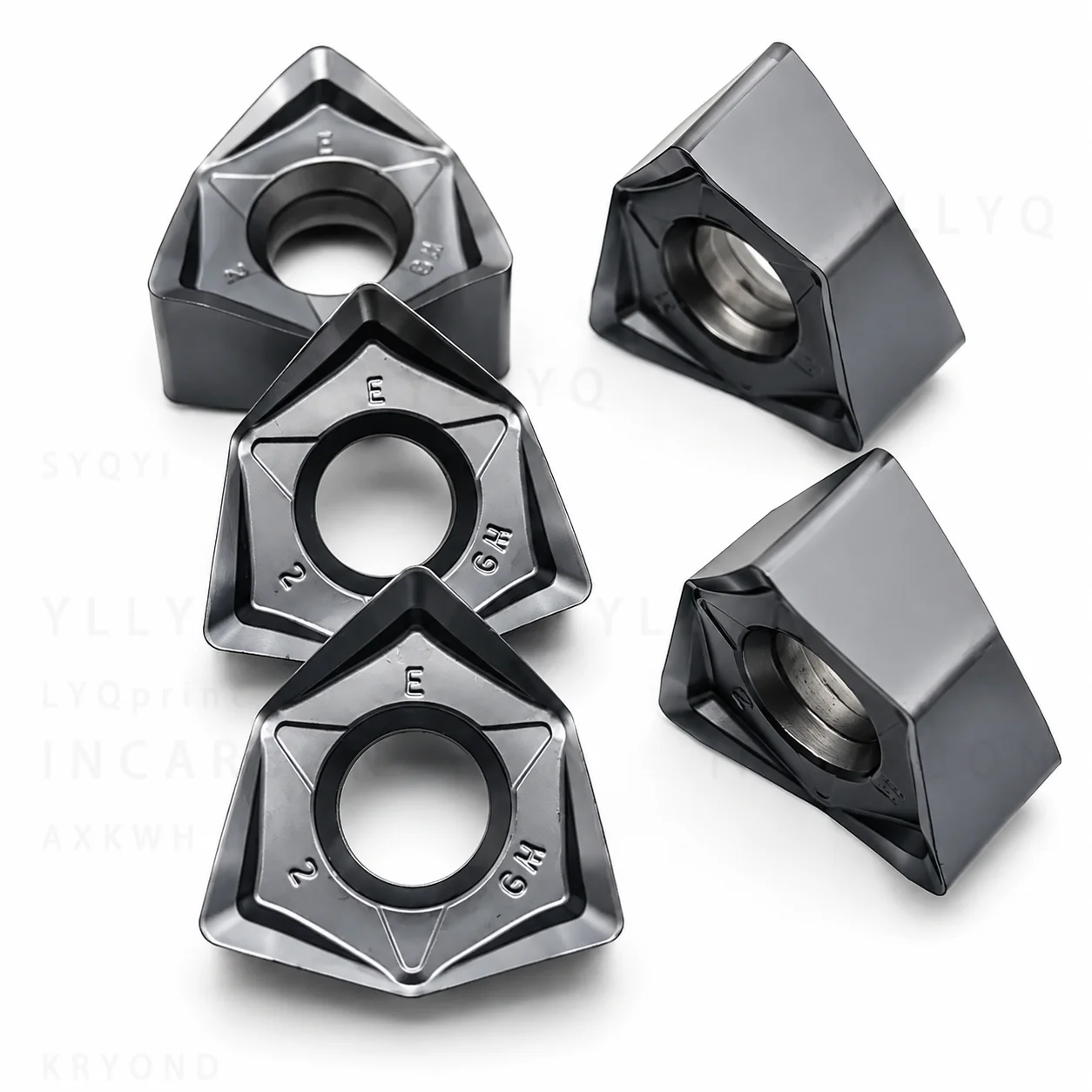 WNMU080608 GM Double Sided Carbide Insert 90 Degree Right Angle Milling Turning Tool High Feed CNC Lathe Cutter Blade