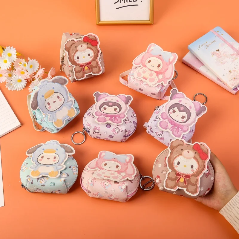 

12 шт./лот Sanrio Kuromi Melody Kitty Pochacco пенал милый пенал портмоне канцелярские принадлежности сумка для ручек школьные принадлежности