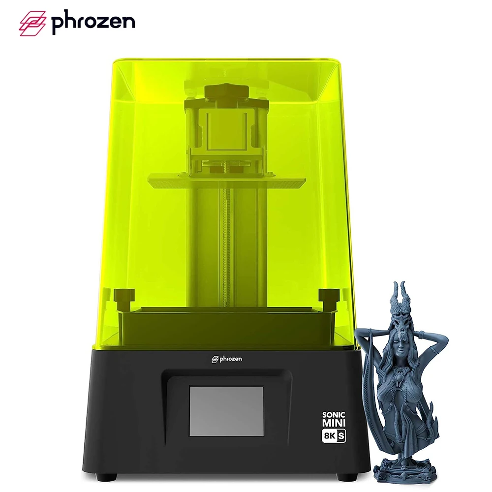 

Phrozen Sonic Mini 8K S Resin 3D Printer 7.1” Mono LCD Screen 3D Printer 3d machines Size 165*72*170mm impresora 3d Printing