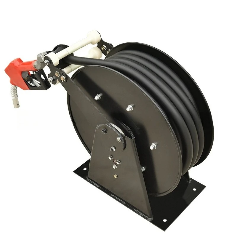 بكرة خرطوم قابلة للسحب تلقائية قياسية صناعية 2025 مع جهاز غطاء بكرة تحديد موضع البكرة الأوتوماتيكية بطول 1 بوصة 15 مترًا