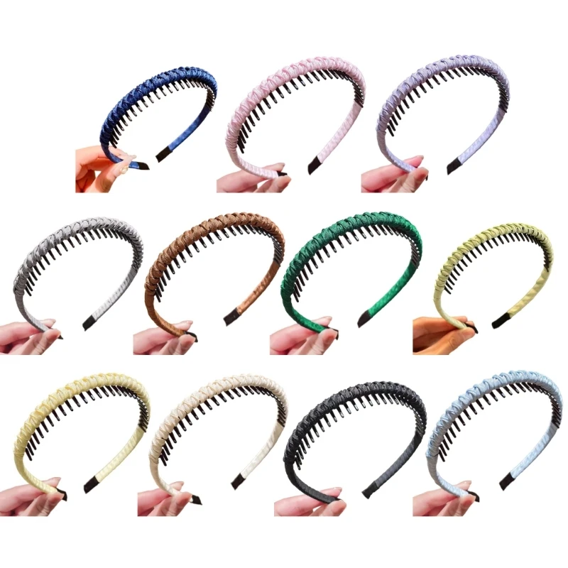 

Thin Headbands For Women Girls Fitness Care Soft Resin Blend Material 15UB