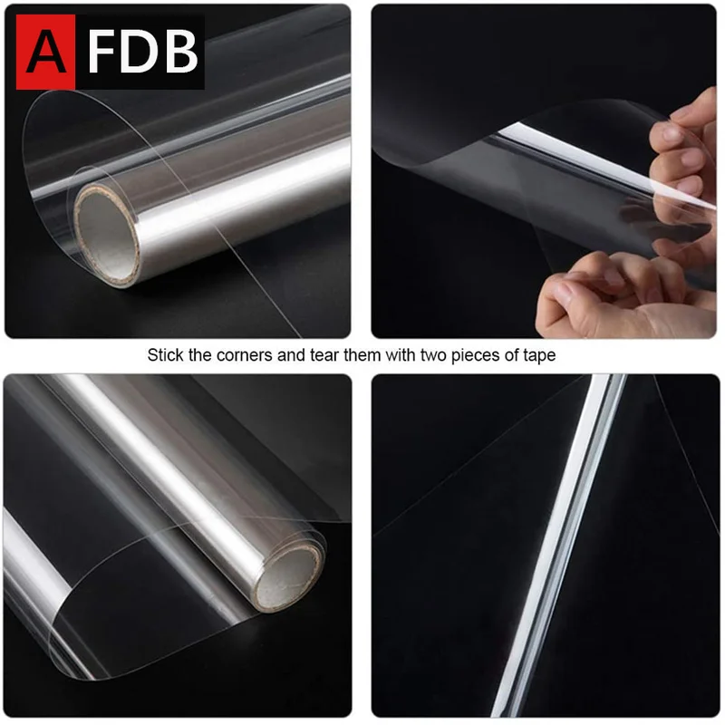 3m Transparent Safety Window Film Shock-proof Glass Protector, Explosion-proof Transparent Self-adhesive Film