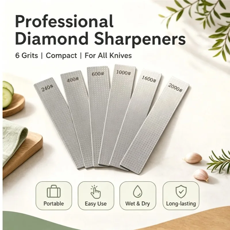 Universal Baseless Diamond Whetstone Starry Surface 240-2000# Household Kitchen Scissors DIY Woodworking Metal Tool Grinding Too