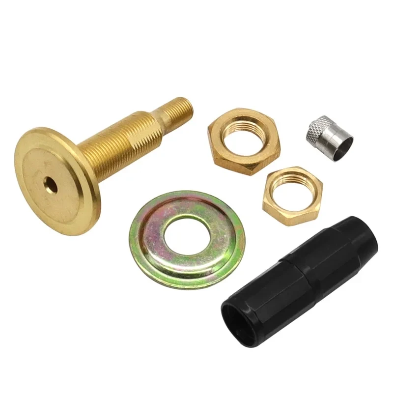 1Piece Car Air Liquid Tubeless Tire Valve Stem Brass 1TRCH3/SP6/SP7 for Tractor 15.7mm Valve Hole Tubeless Air Liquid Valve