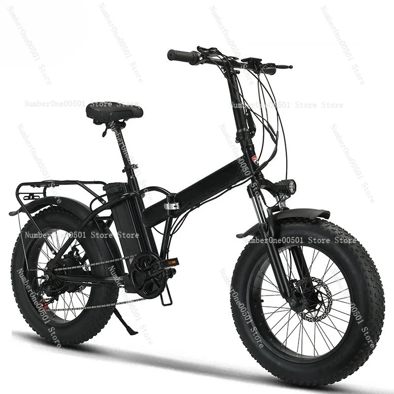 20inch Folding Electric Bike Fat Tire Factory Price Electric Bicycle for Mountain Snow Off Road Pedal Assist
