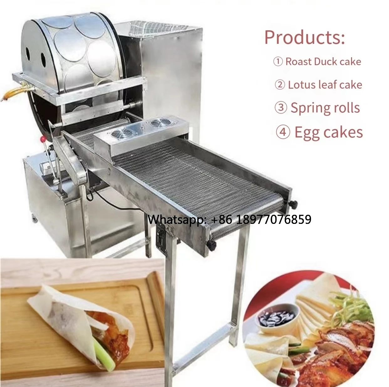 Spring Roll Wrapper - Новая полностью автоматическая электрическая машина для