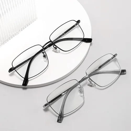 Imagen 2 del producto VICKI-gafas ultraligeras con montura cuadrada para negocios, antiluz azul, se pueden personalizar, gafas multienfoque graduadas 30825Y