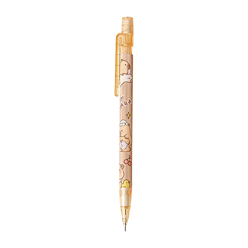 6pcs Cute Mechanical Pencil With Eraser Constantly Writing School Supplies Aesthetic Stationery