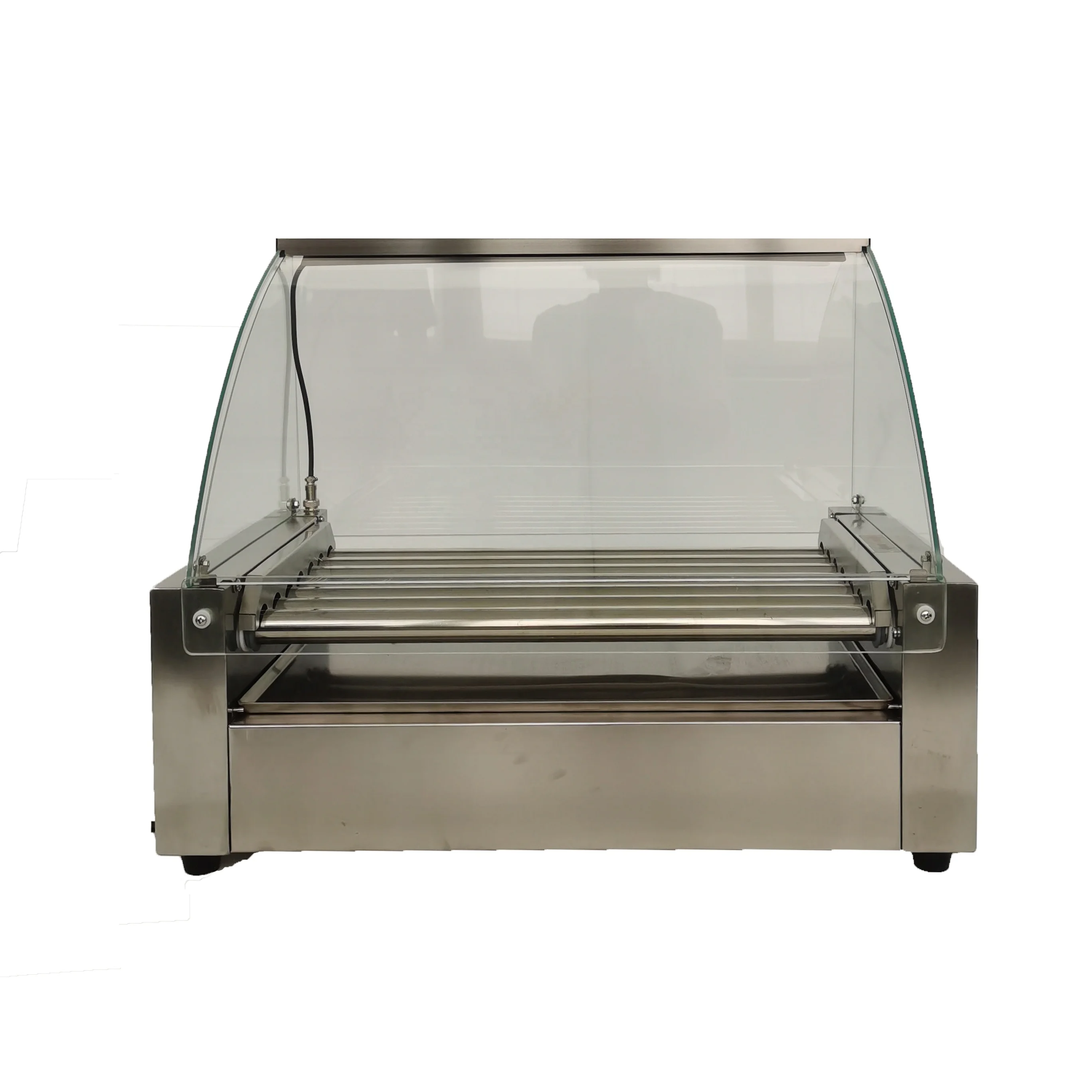 상업용 자동 소시지 핫도그 7 롤러 그릴 핫도그 메이커 기계