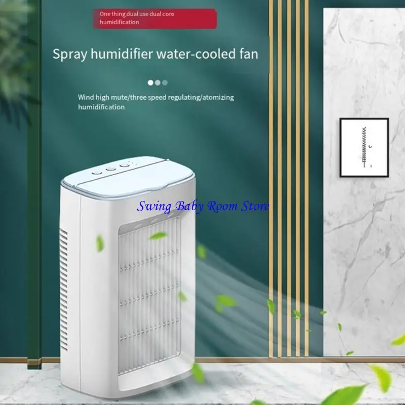 

K1AD Маленький увлажняющий вентилятор охлаждающий вентилятор маленький настольный охлаждающий вентилятор Увлажнитель Увлажнитель