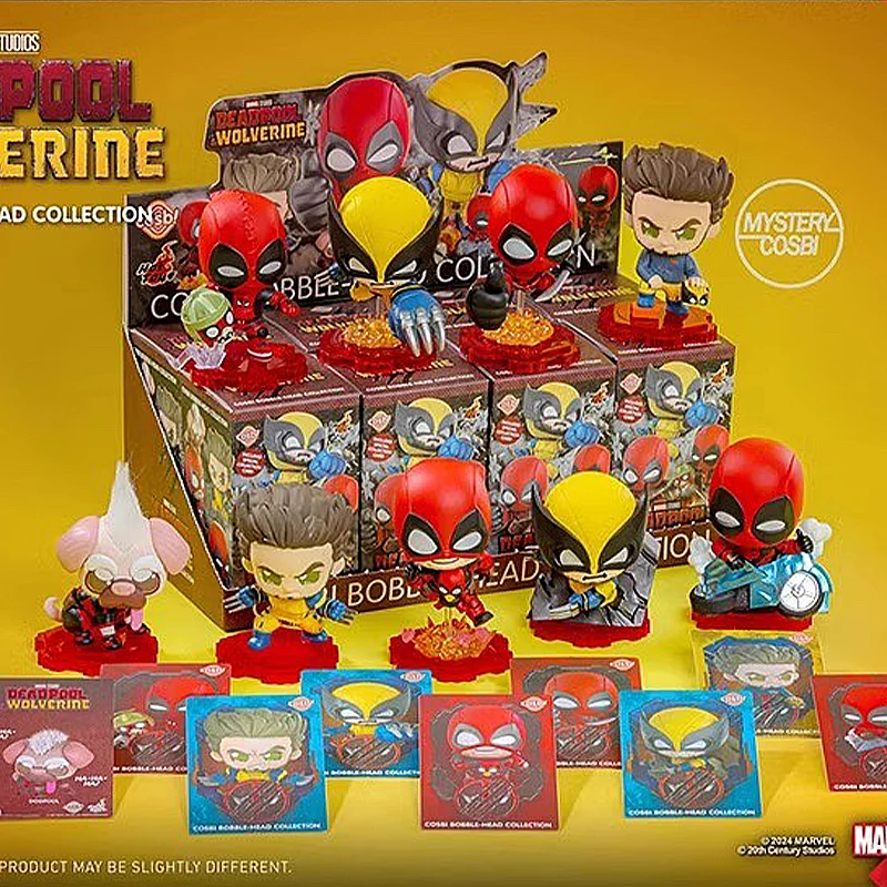 

Оригинальные фигурки Hot Toys: Дэдпул и мини-кукла из таинственной коробки-сюрприза, третья серия, коллекционная модель, игрушка-подарок