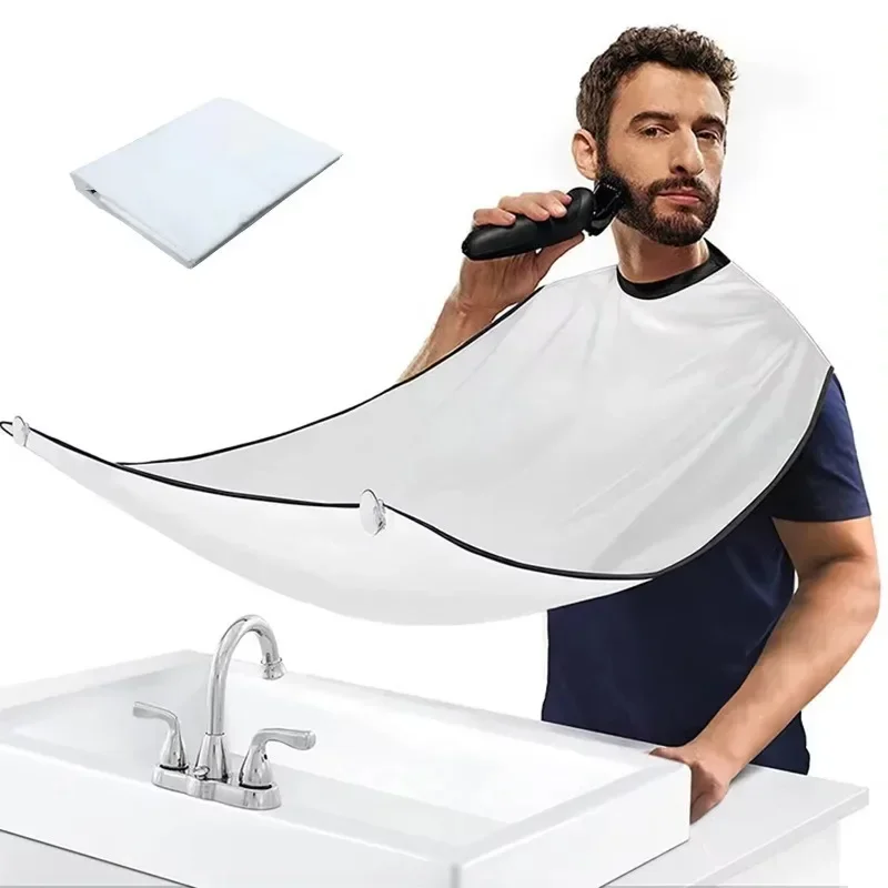 Shaving Apron for Man Shaving Apron Care Bib Face Shaved Hair Adult Bibs Shaver Cleaning Hairdresser Clean Shaver Men Beard Man