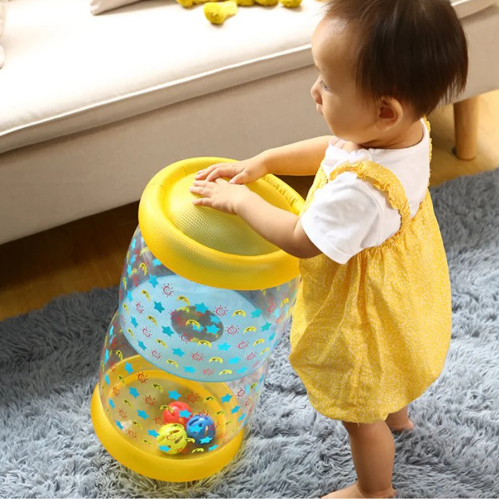 Tube d'entraînement gonflable pour ramper, pour le développement de la Coordination des Muscles de bébé, tapis de jeu en plastique pour nourrissons
