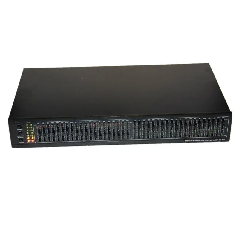 40 Band Dual Channel EQ Preamplifier EQ799 with Bluetooth Audio Enhancer for Studio Mixing and Live SoundGoods in stock