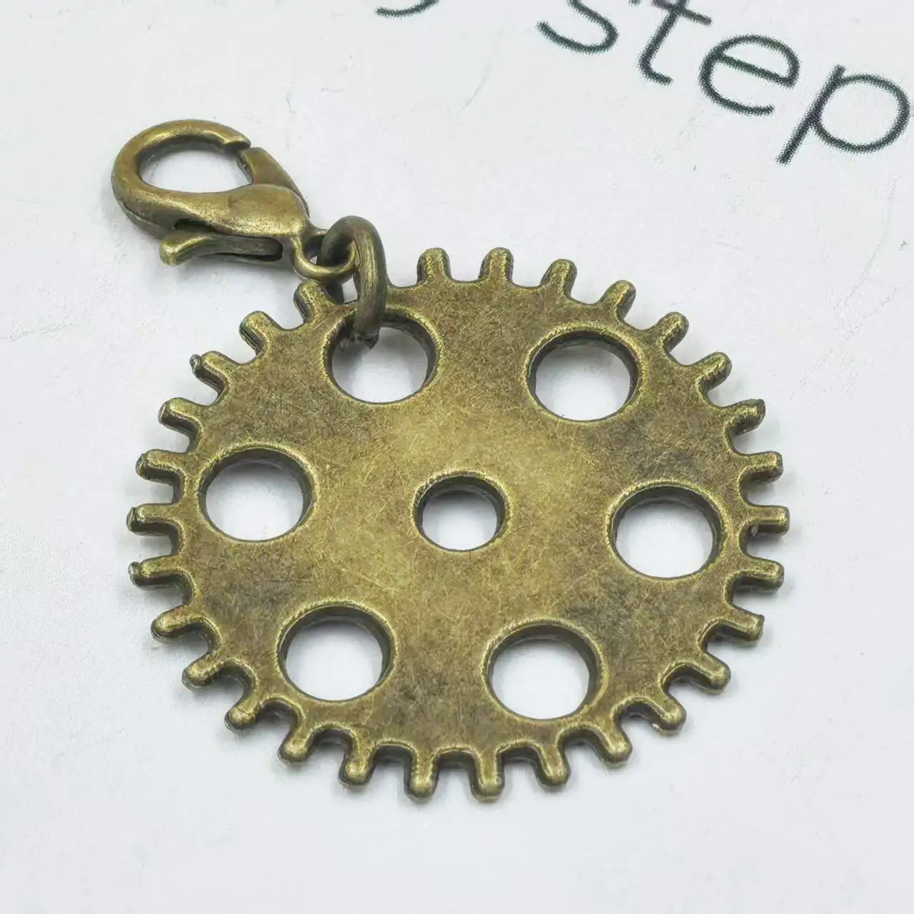 30PCS DIY Steampunk Theme Gear Charm Pendants Earrings Necklace Dangle Trendy Individual Handicrafts Accessories Material Pack