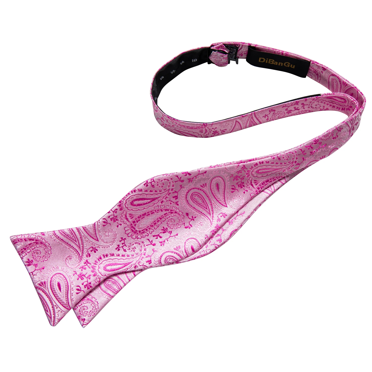 Pajaritas de Cachemira rosa para hombre, conjunto de gemelos de Jacquard para fiesta, mariposa, fiesta de boda, de lujo