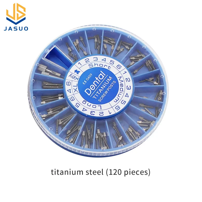 Dental stainless steel screw post Dental Gold Plated Screw Post Kits dental titanium screw post Dental Material For Dentist Tool