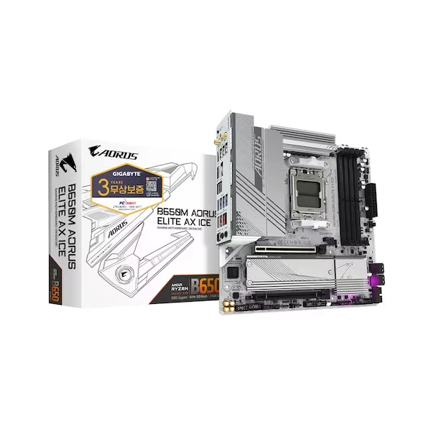 GIGABYTE B650M AORUS ELITE AX ICE MAINBOARDS PISSIP