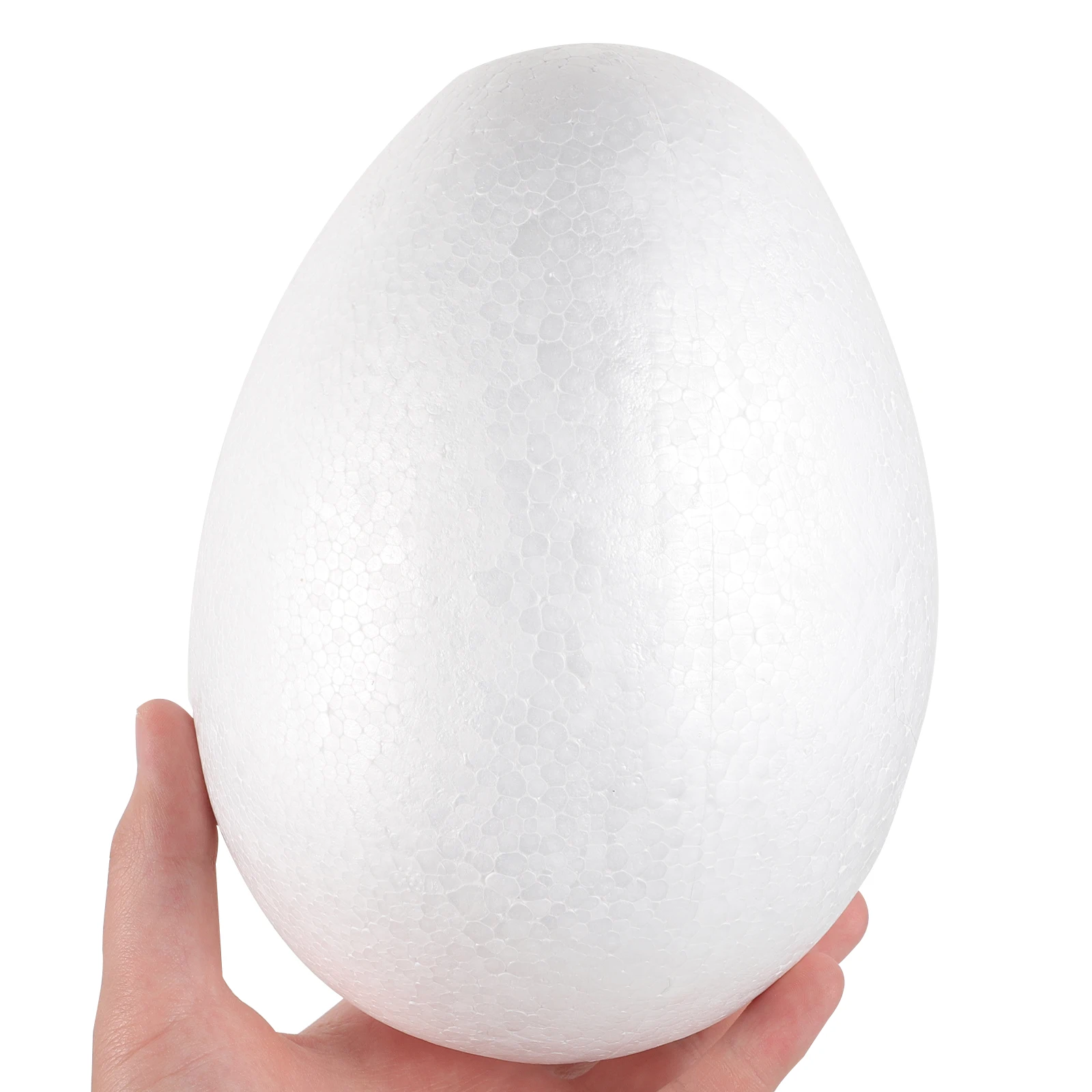 Huevos de espuma de poliestireno para manualidades, bolas de espuma de poliestireno de modelado sólido, decoración de Pascua, fiesta, festivales, regalos, 2 piezas, 20cm