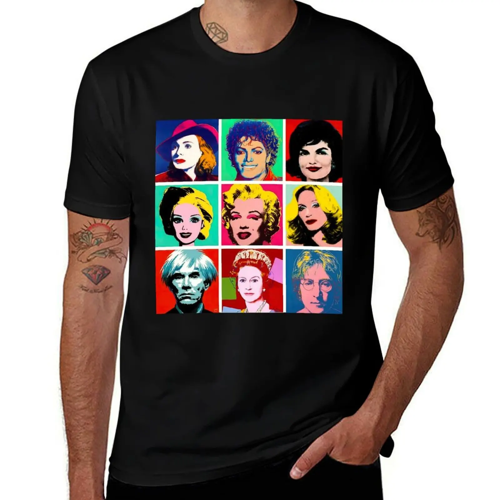 

andy warhol pop art, andy warhol vintage, andy warhol artist T-Shirt sports fans shirts graphic tees black t shirts for men