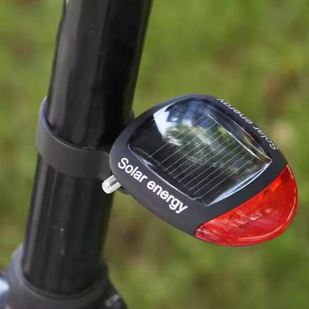 

Cycling Safety Solar Tail Light No Need For Charging Bike LED Warning Light Solar Power Bicycle Tail Light