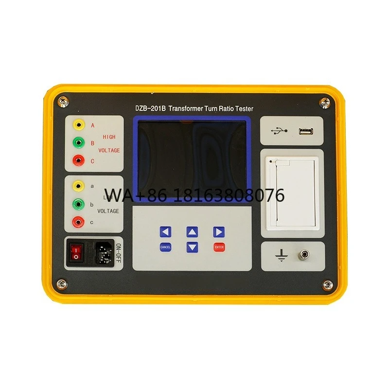 DZB-201B 220V Transformer Winding DC Resistance Tester with 1-Year Warranty Ratio Measuring Instrument