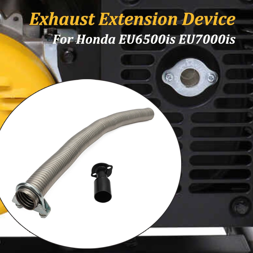 Tubo de escape inversor, tubo de extensión de escape de 2 pulgadas, silenciadores generadores Firman universales para Honda EU6500is EU7000is