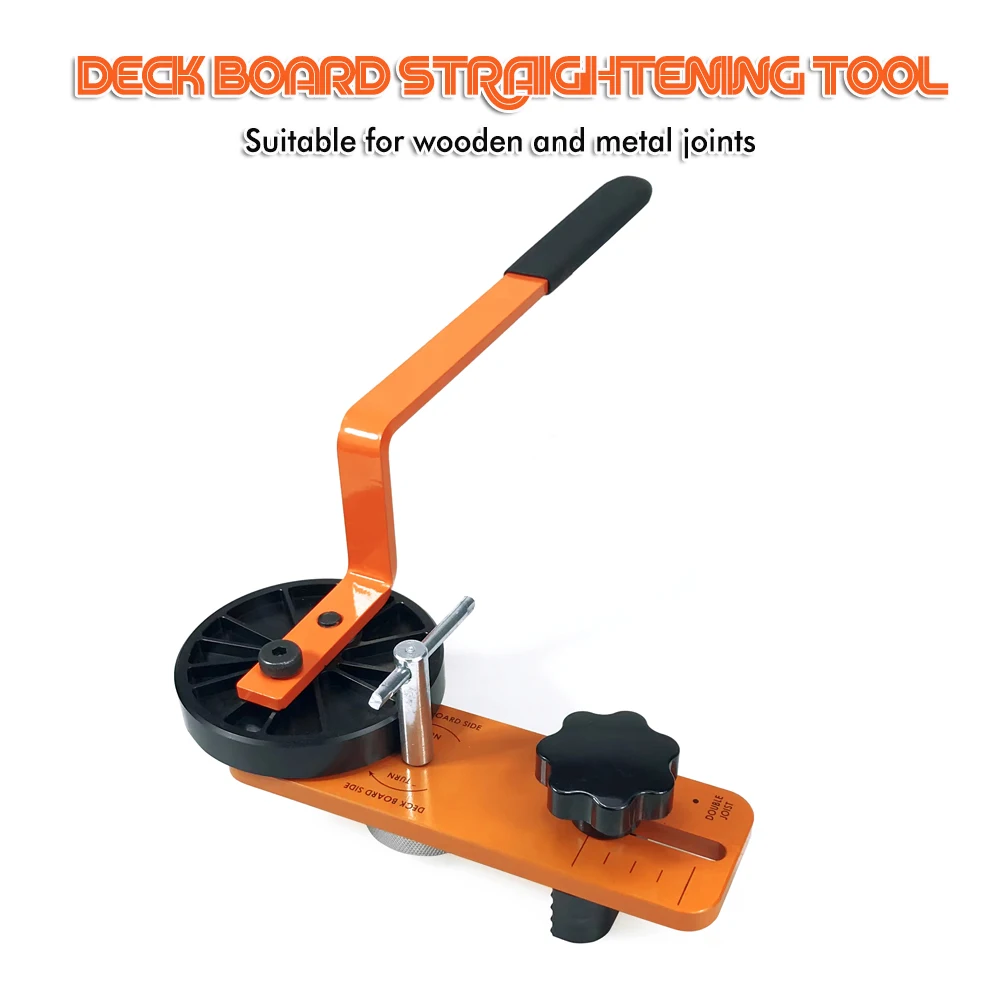 

Deck Bending Bow Straightening Tool Board Bender Universal Bowl Holder Composite Decking Boards Fit Wooden and Metal Joints