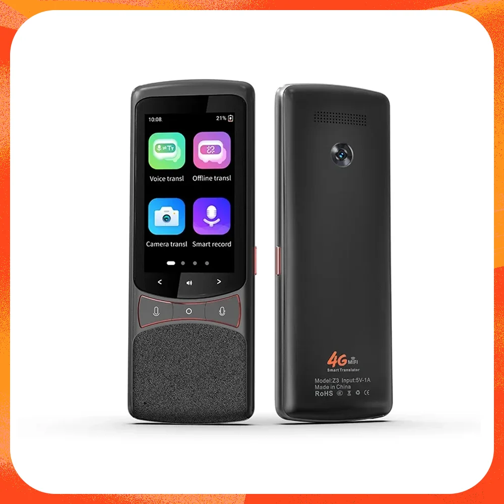 

WIFI 4G Intelligent Voice Translator Photo Translator Recording Translator Business Travel Long Battery Life Touch Screen