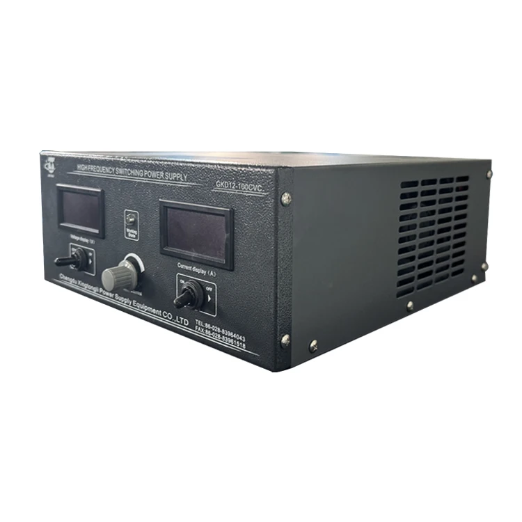 12V 100 Amp Hard Chrome Nickel Plating DC Rectifier 220V Input Voltage 100A Current Single Forced Air Cooling for Electroplating