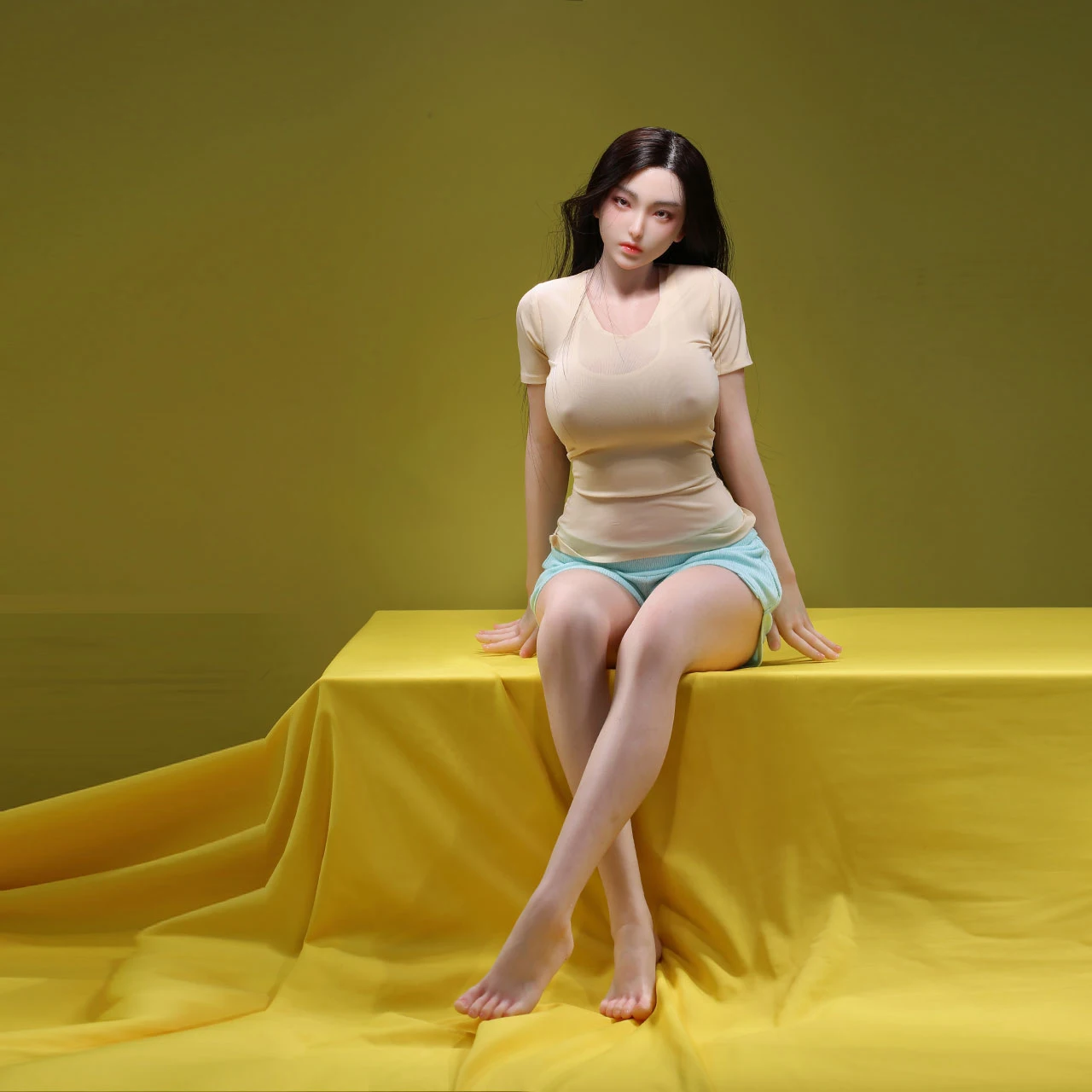 70 سنتيمتر 1/3 سيليكون دمية Yoonjoo الجمال اليوغا مجموعة الطبعة مجموعة كاملة عمل الشكل #4