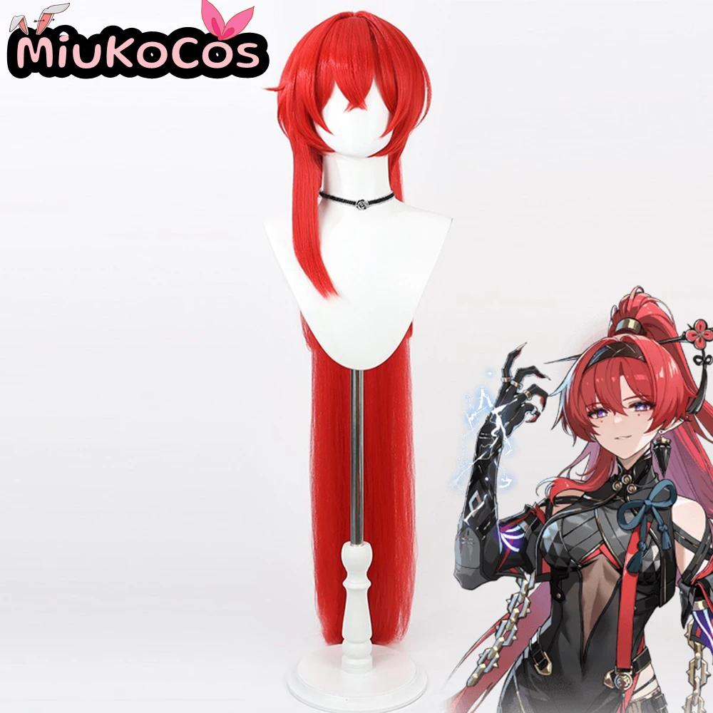 

В НАЛИЧИИ Иньлин Косплей Парик MiukoCosplay Game Wuthering Waves Косплей
