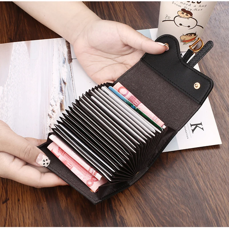 Card Bag Female Exquisite High-grade Compact Multi Card Position Coin Purse Light Luxury Niche Design Crocodile Print Wallet