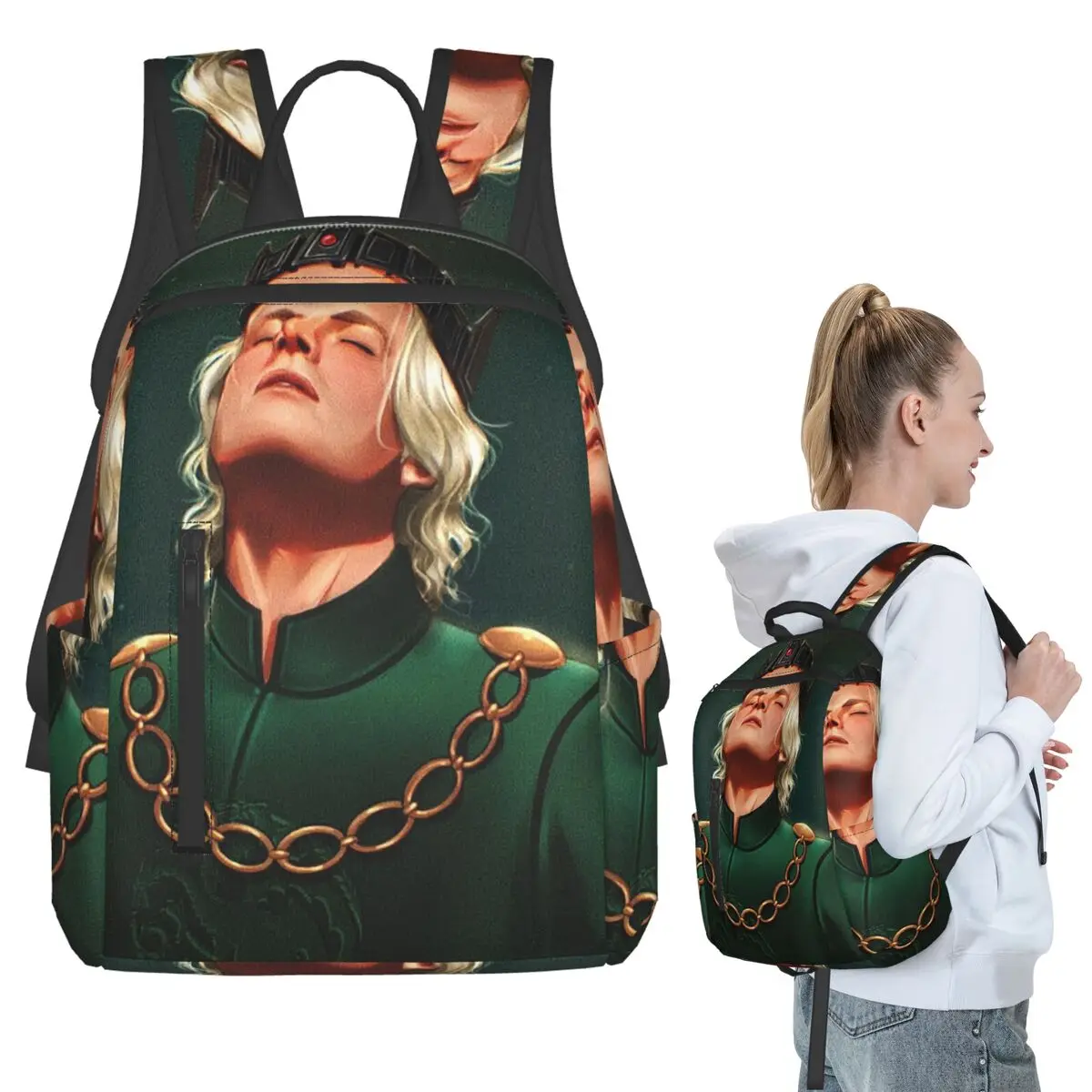 

Aegon Targaryen Backpack Student BookBag Children School Bag Computer Shoulder Bags Boys Girls