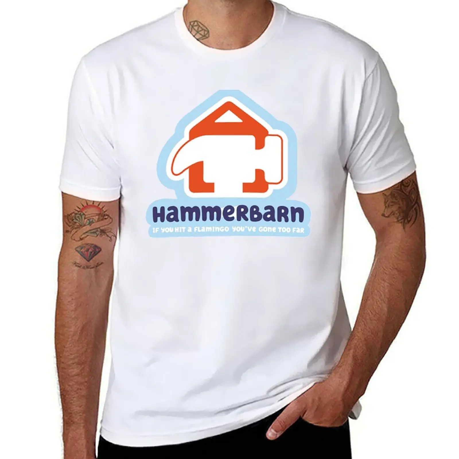 

Hammerbarn T-Shirt t shirt man plain black cotton t-shirt plain for man package man t shirts for men T-shirt