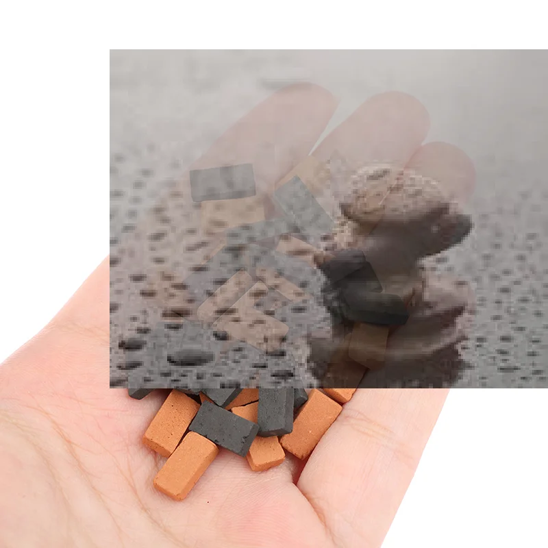 

/50Pcs new clay Dollhouse Brick Model DIY Miniature Building Landscape Modelling Brick Toy