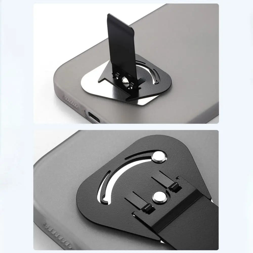 New Foldable Phone Holder Ultra Thin Adhesive Tablet Stand Holder Alloy 90° Rotating Tablet Bracket