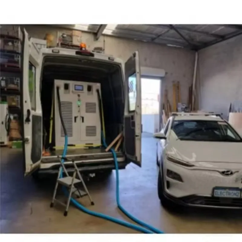 158KWh Mobile Energy Storage System, Portable EV Power Bank Outdoor Electric Vehicle Charging Station