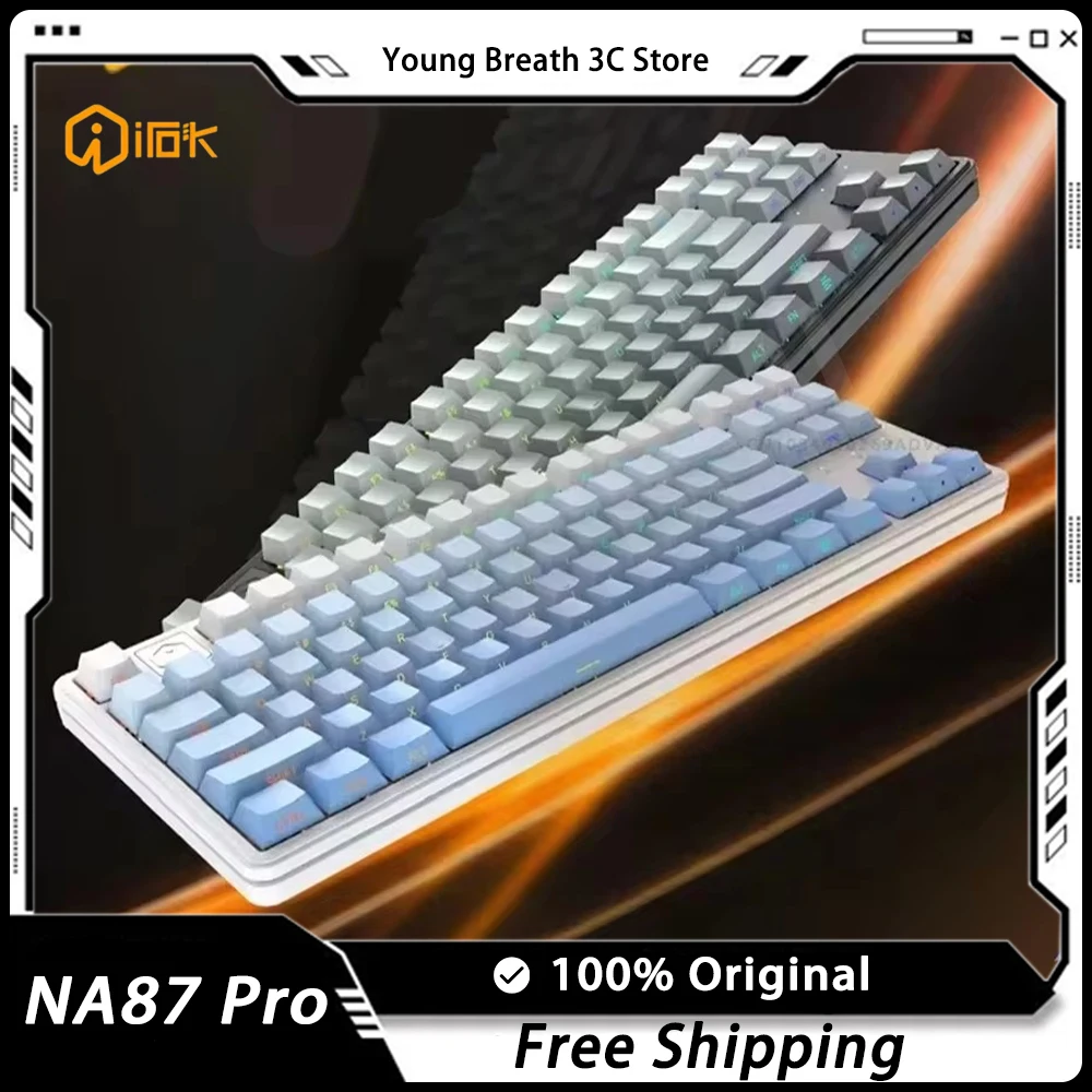 irok na87 pro interruptor magnetico teclado mecanico rt004 mm 8000hz teclado para jogos teclado hot swap acessorios valorant personalizados 01