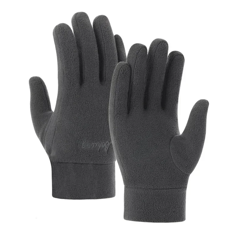 Guantes de lana Polar para deportes, manoplas cálidas para pantalla, esquí, ciclismo, montar en bicicleta, a prueba de frío, manopla de moda para