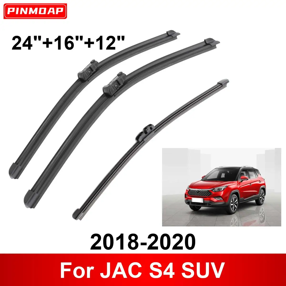 3PCS Car Wiper For Opel Zafira Tourer C 2012-2020 Front Rear Wiper Blades Brushes Auto Accessories