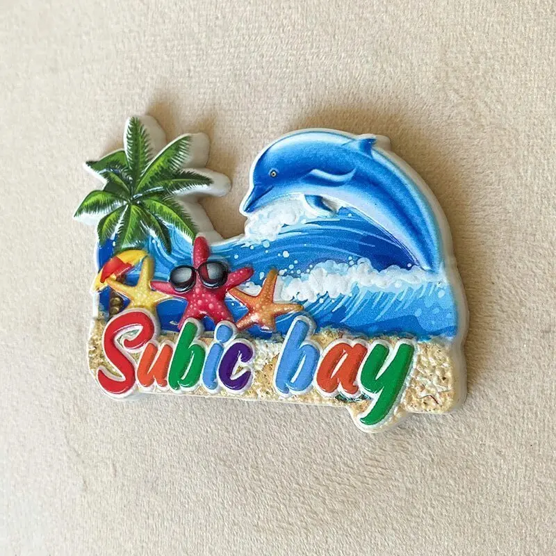 

Philippines Subic Bay Port Tourist Souvenirs Creative Gifts, 3D Refrigerator Magnet
