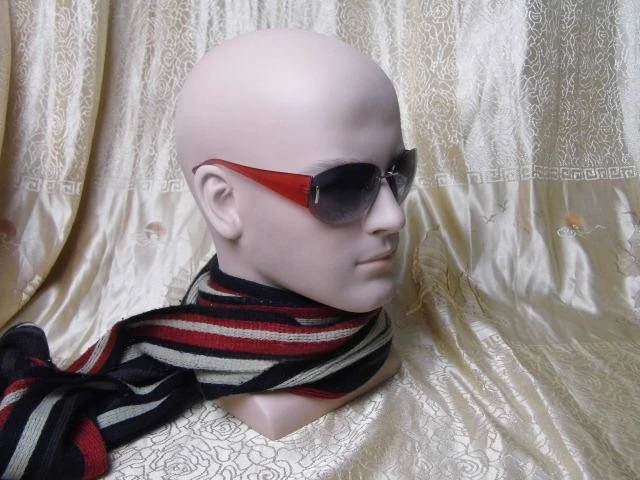 Realistic Fiberglass Mannequin Head for Wigs Hats Headphones Display Male Dummy Doll Head for Fashion And Beauty Supplies