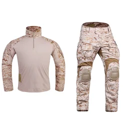 G3 Aor1 Desert Digital Suit Field Outdoor Cs Tactical T-Shirt /pants Pants Set