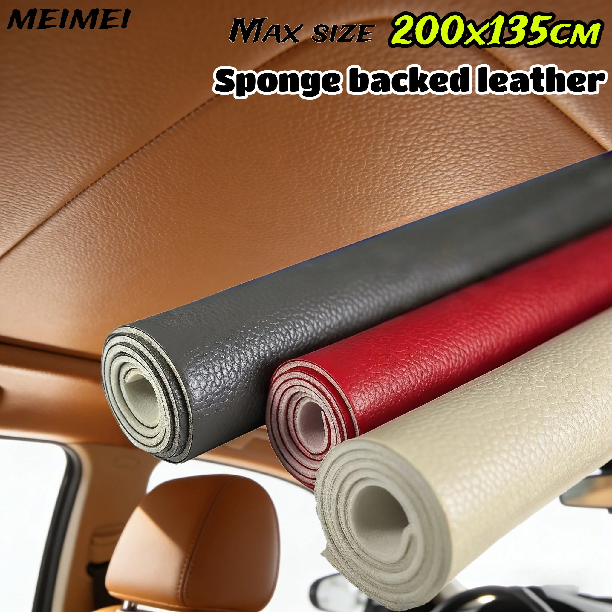 

Repair The Sagging Roof with Tarpaulin and Foam Backed Sponge Leather and Repair and Replace The Car Interior Door Seat Ceiling