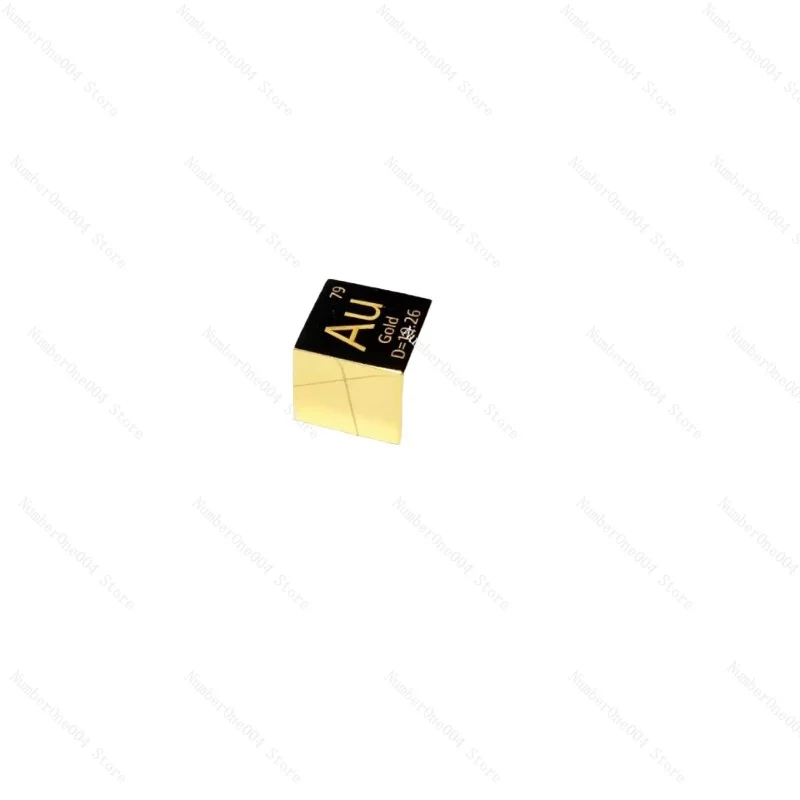 Weight 19.2G Pure Gold Cube Gold Cube Gold Cube Au 9999 10mm