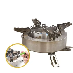 Windshield For Fire Maple Split Atmospheric Stove With Titanium Bracket Stainless Steel Windproof Ring Camping Accessories