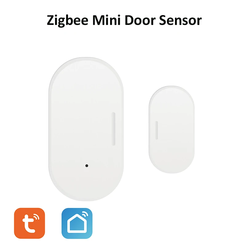 Tuya Zigbee Mini Window Door Sensor Magnetic Contact Switch Anti-theft Tuya App Rmote control Intelligent Tuya Siren